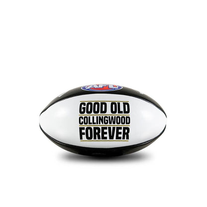 AFL PVC Mascot Football - Collingwood Magpies - 20cm Ball