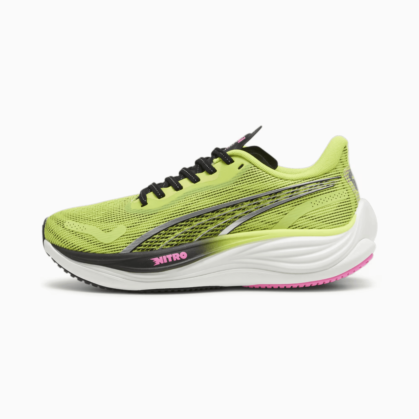 PUMA NITRO 3 Psychedelic Rush Shoe - Lime/Pink -  Womens - Ladies - Running