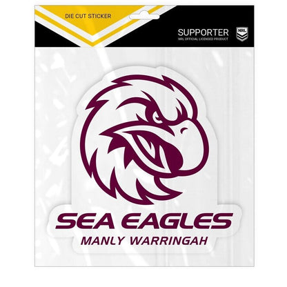 NRL Logo Sticker - Manly Sea Eagles - 25cm x 21cm Decal