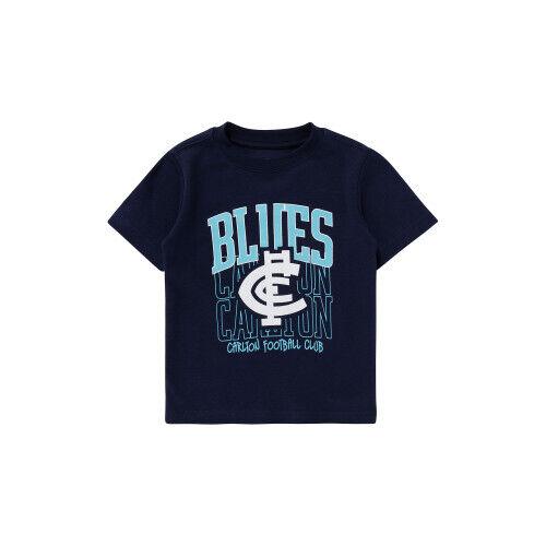 AFL Core Tee - Carlton Blues - Youth - Kids - T-Shirt