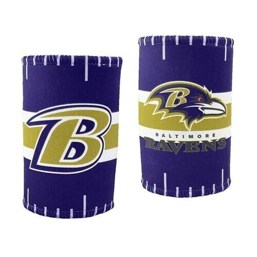 NFL Stubby Cooler - Baltimore Ravens - Can Cooler - Drink - Rubber Base