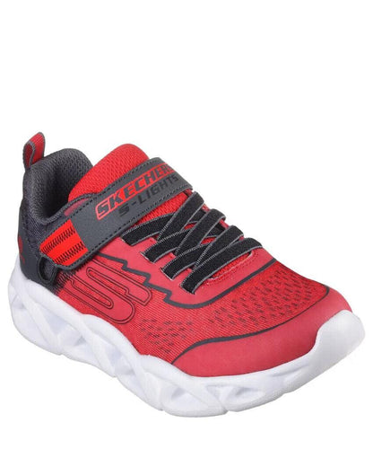 SKECHERS Twisty Brights 2.0 Shoe - Red/Charcoal - Kids