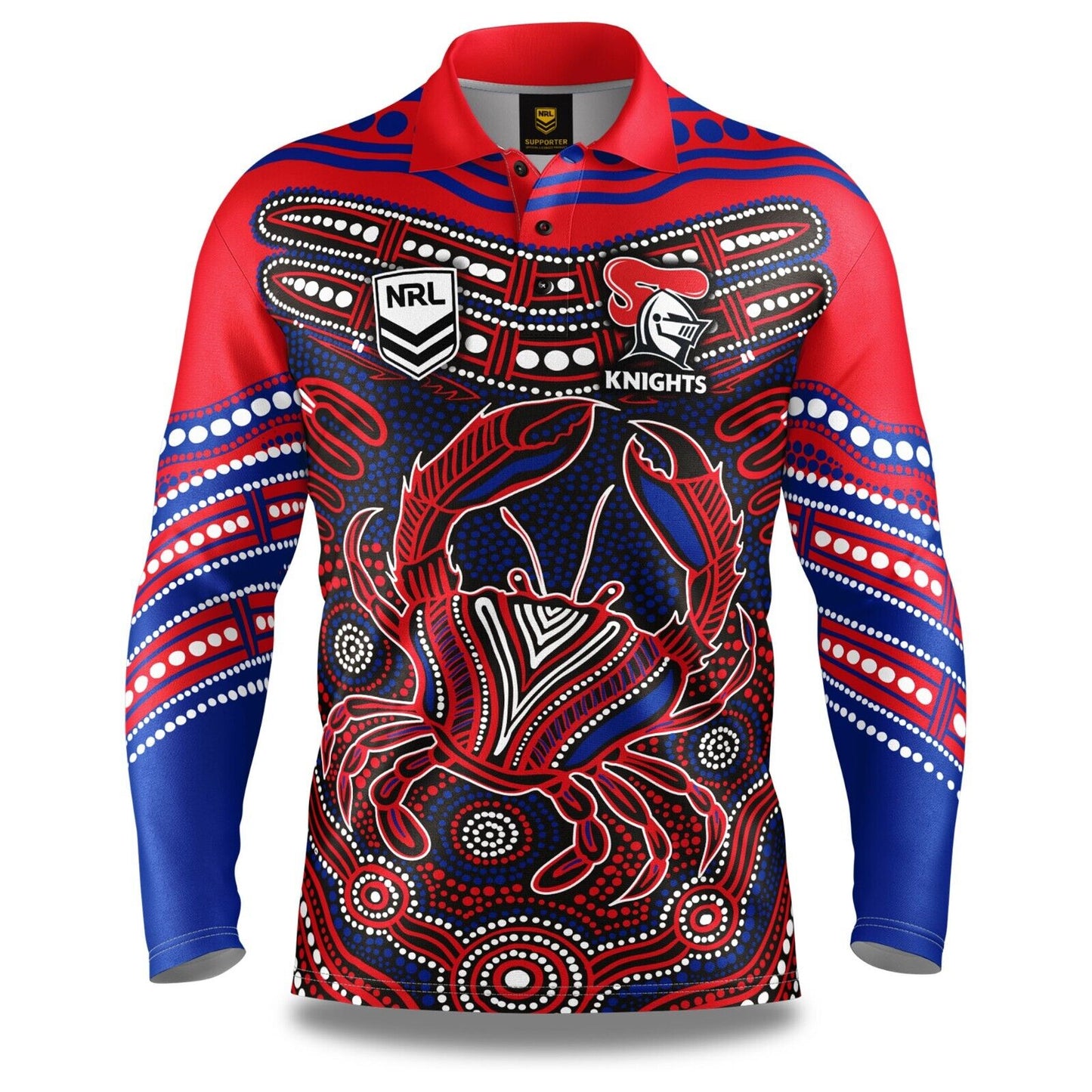 NRL 'Karumba' Fishing Shirt - Newcastle Knights - Adult - Mens - Polo