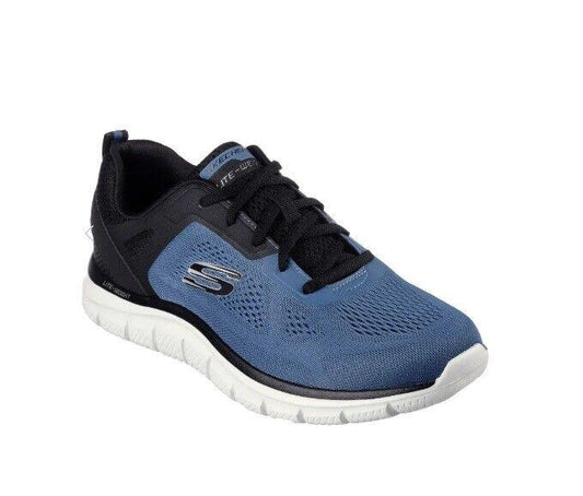 SKECHERS Track Shoe - Broader - Blue/Black - Mens