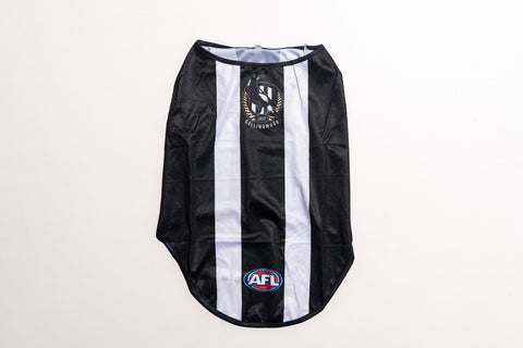 AFL Pet Jersey - Collingwood Magpies - Size XS to XL - T-Shirt - Dog - Cat