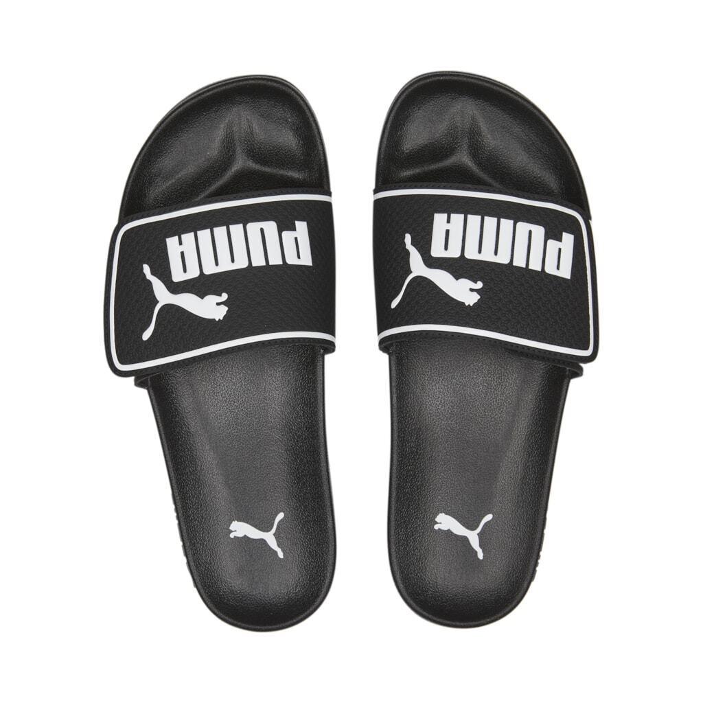 PUMA Leadcat 2.0 V Slides - Black/White - Shoe - Sandal - Mens - Adults