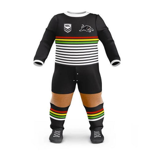 NRL Footy Suit Body Suit - Penrith Panthers -  Baby Toddler Infant