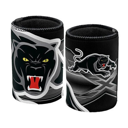 NRL Stubby Can Cooler - Penrith Panthers - Drink - Rubber Base - Neoprene