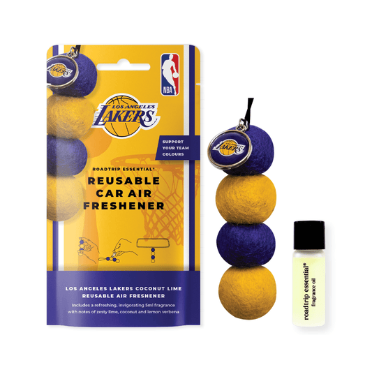 NBA Smelly Balls Set - Los Angeles Lakers - Re-useable Car Air Freshener