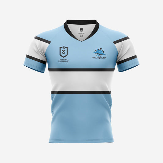 NRL Supporter Jersey - Cronulla Sharks - Adult - Mens - BLUE BACK