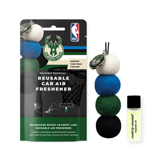 NBA Smelly Balls Set - Milwaukee Bucks - Re-useable Car Air Freshener