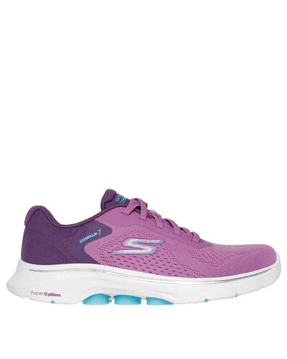 SKECHERS Go Walk 7 Shoe - COSMIC WAVES - Pink/Aqua - Womens - Ladies