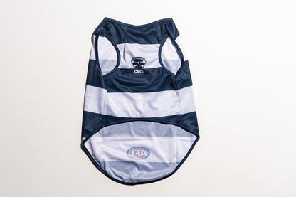AFL Pet Jersey - Geelong Cats - Size XS to XL - T-Shirt - Dog - Cat
