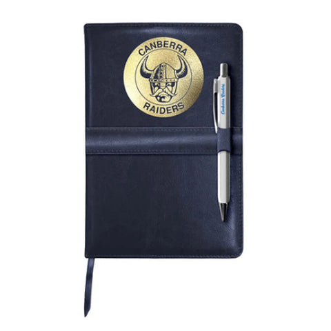 NRL Heritage Notebook & Pen Set - Canberra Raiders - A5 60 Page Pad