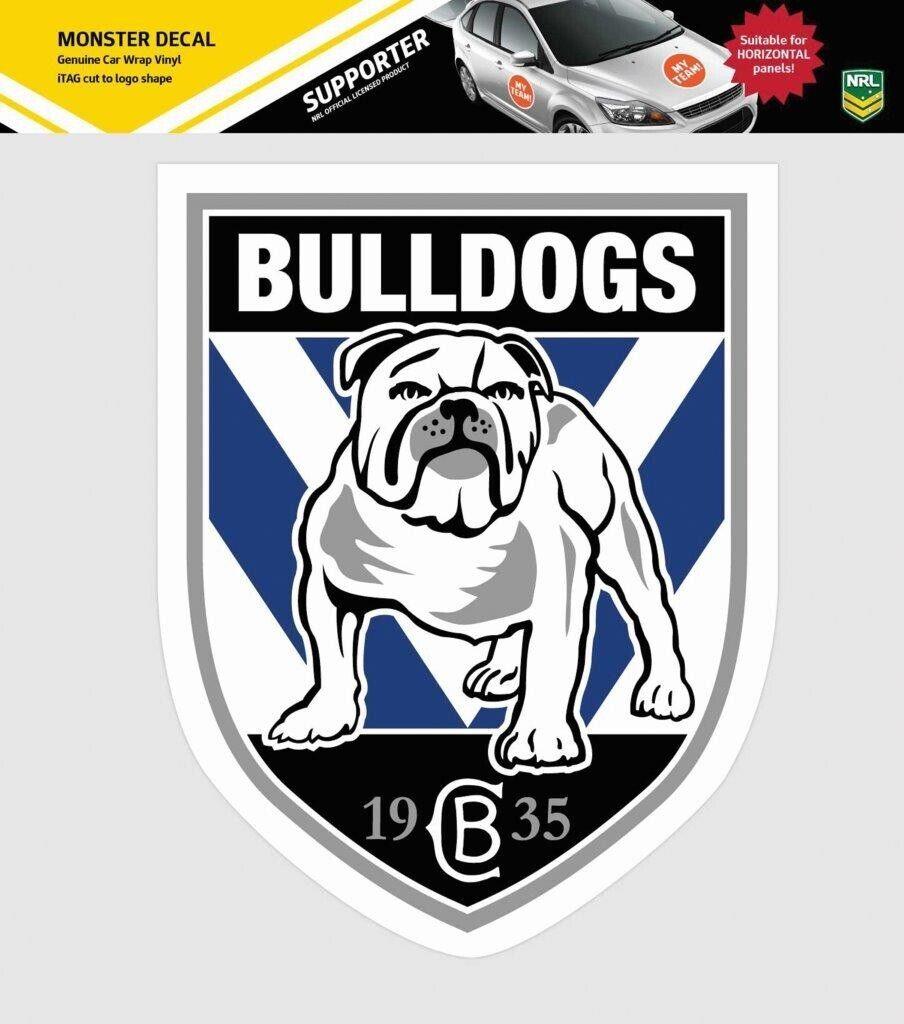 NRL Truck Decal - Canterbury Bulldogs - Sticker - Team Logo - 470mm