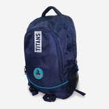 NRL Stirling Backpack - Gold Coast Titans - 49x32x12cm - Nylon Bag