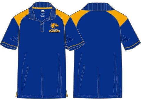 AFL Performance Polo Shirt - West Coast Eagles - Supporter - Adult - Mens