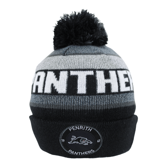 NRL Tundra Beanie - Penrith Panthers - Winter Hat - Adult - OSFM