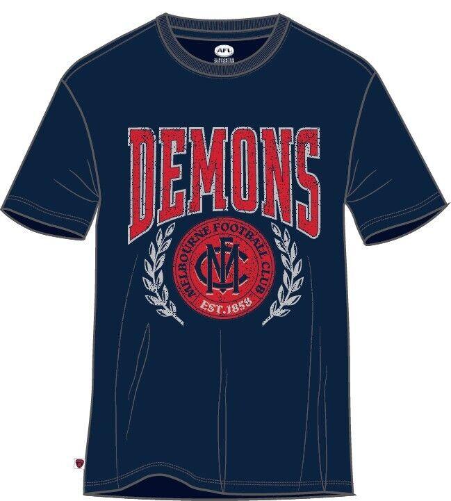 AFL Arch Graphic Tee Shirt - Melbourne Demons - Mens T-Shirt