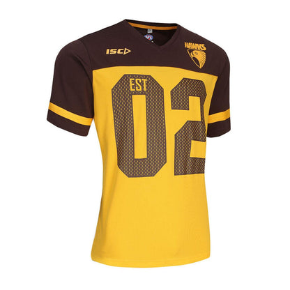 AFL 2024 Grid Iron Jersey - Hawthorn Hawks - Adult - Mens