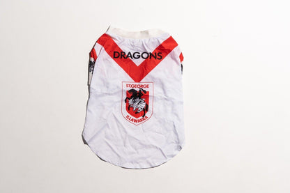 NRL Pet Jersey - St George Illawarra Dragons - Size XStoXL - T-Shirt - Dog - Cat