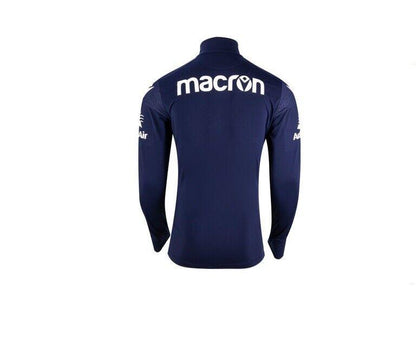 NRL 2023 Training 1/4 Zip Top Tee Shirt - Parramatta Eels - Adult - MACRON
