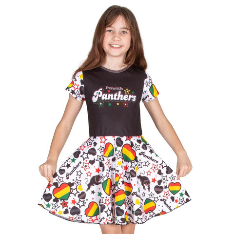 NRL Heartbreaker Dress - Penrith Panthers - Girls - Toddler - Kid
