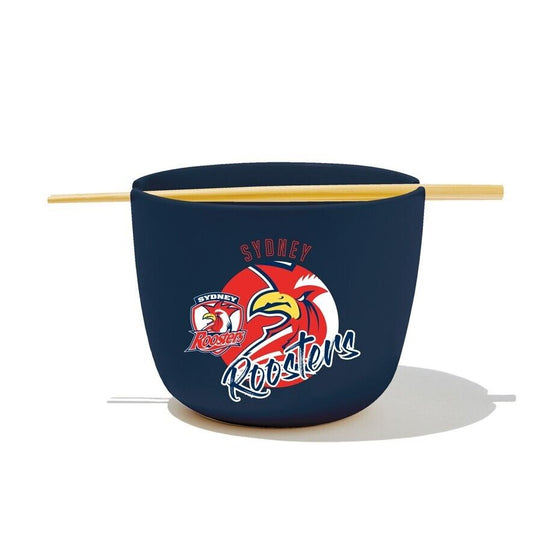 NRL Noodle Bowl with Chopsticks - Sydney Roosters - Ceramic - 490ml