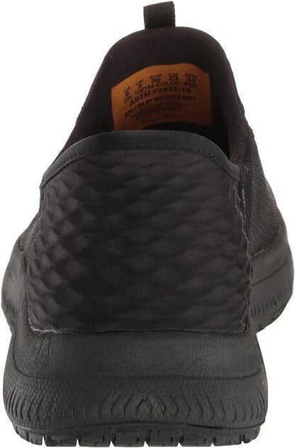 SKECHERS Summits Slip Resistant Shoe - Enslee - Black - Slip-In - Womens