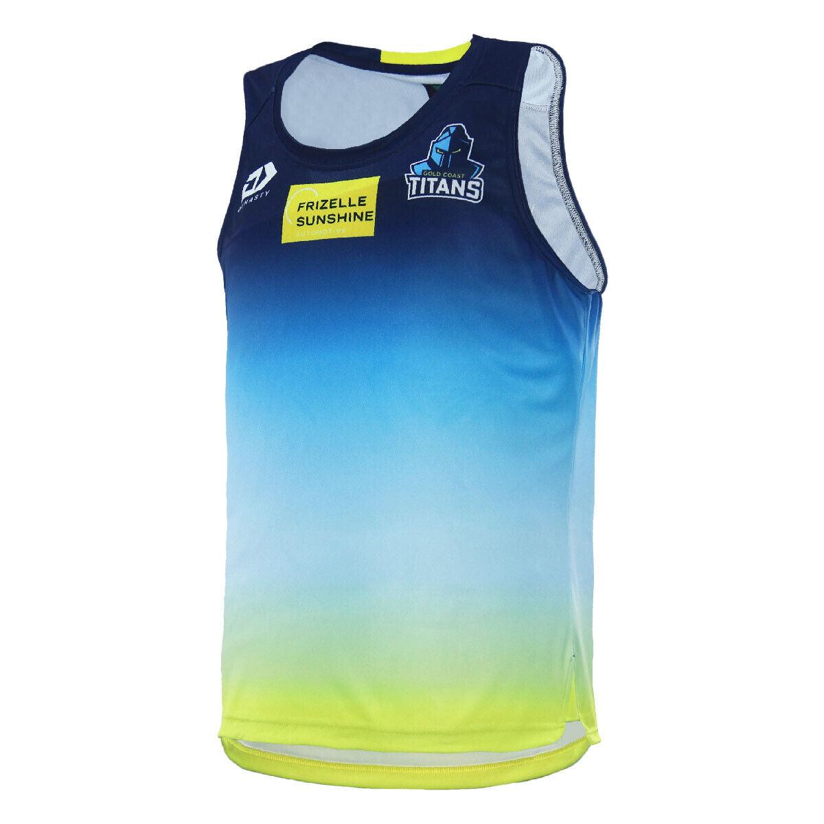 NRL 2024 Coaches Singlet - Gold Coast Titans - Adult - Mens