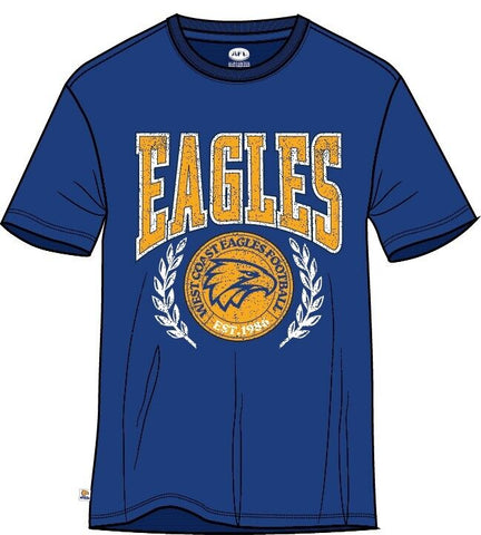 AFL Arch Graphic Tee Shirt - West Coast Eagles - Mens T-Shirt