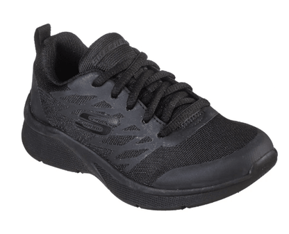 SKECHERS Microspec Quick Sprint - School Shoe - Black/Black - Kids