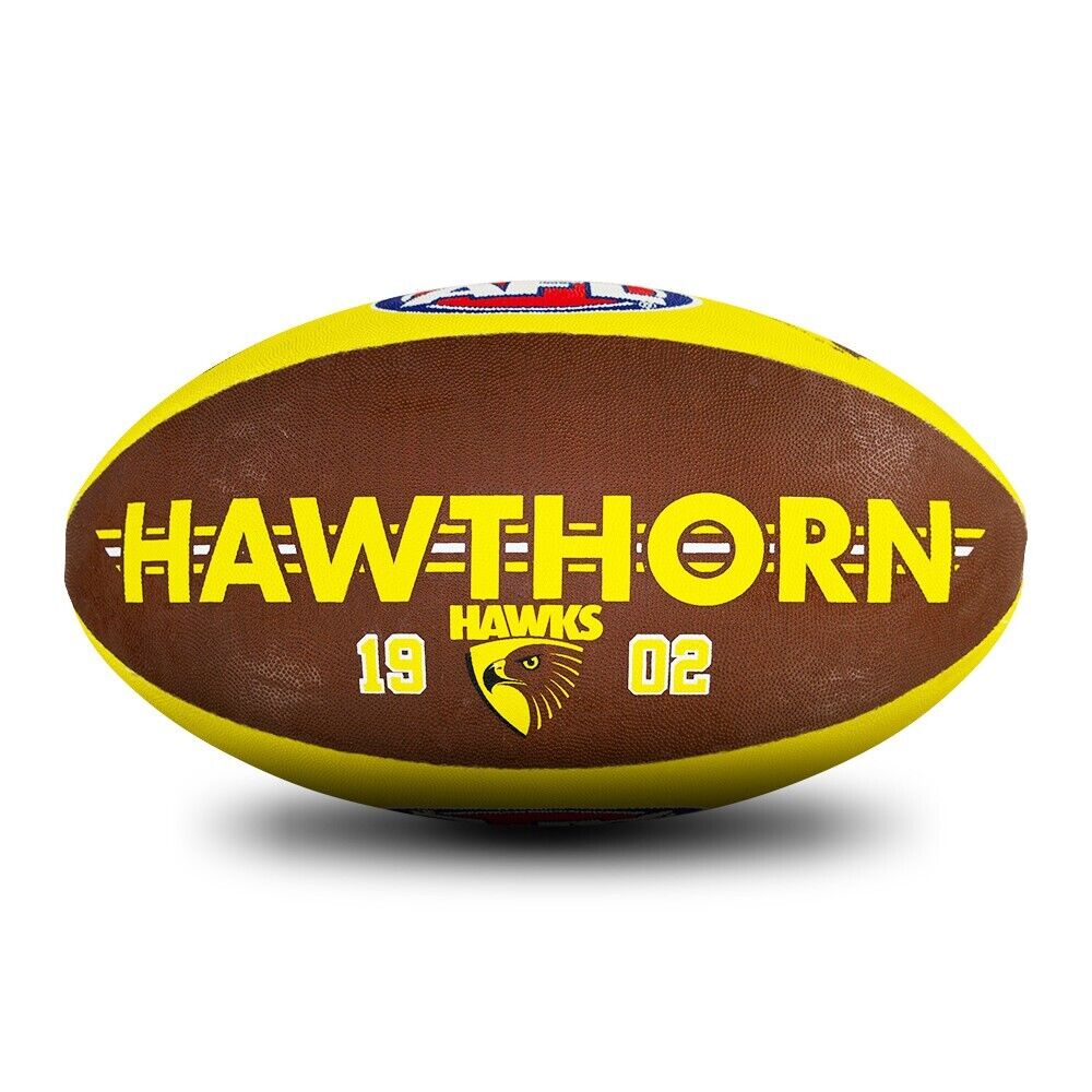 AFL Club Football - Hawthorn Hawks - Size 5 - Game Ball