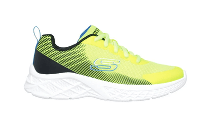 SKECHERS Microspec II Shoe - Vovrix - Yellow/Black - Kids