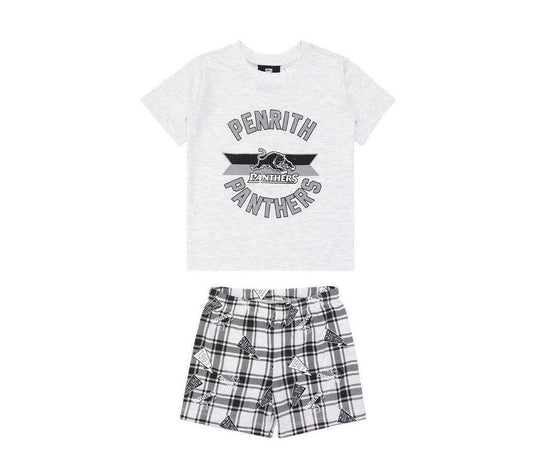 NRL Check Pyjama Set - Penrith Panthers - Toddler - NAR