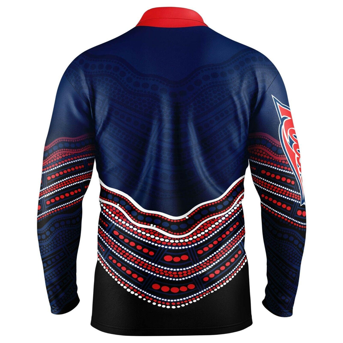 NRL Indigenous Fishing Polo Tee Shirt - Sydney Roosters - Adult