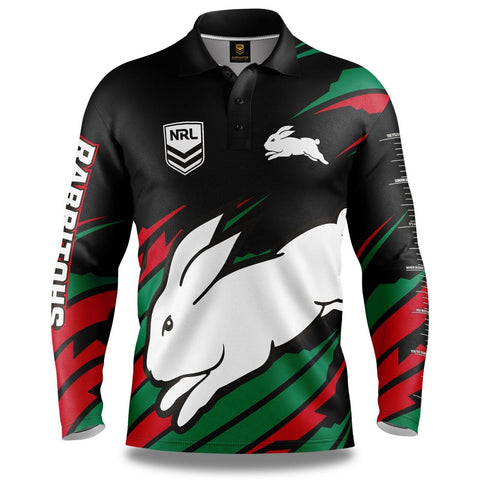 NRL 'Ignition' Fishing Shirt - South Sydney Rabbitohs - Youth - Polo