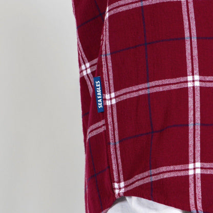 NRL 'Mustang' Flannel Polo - Manly Sea Eagles - Flanno Shirt