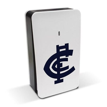 AFL Wireless Door Bell & Speaker Set - Carlton Blues - Plays The Team Song