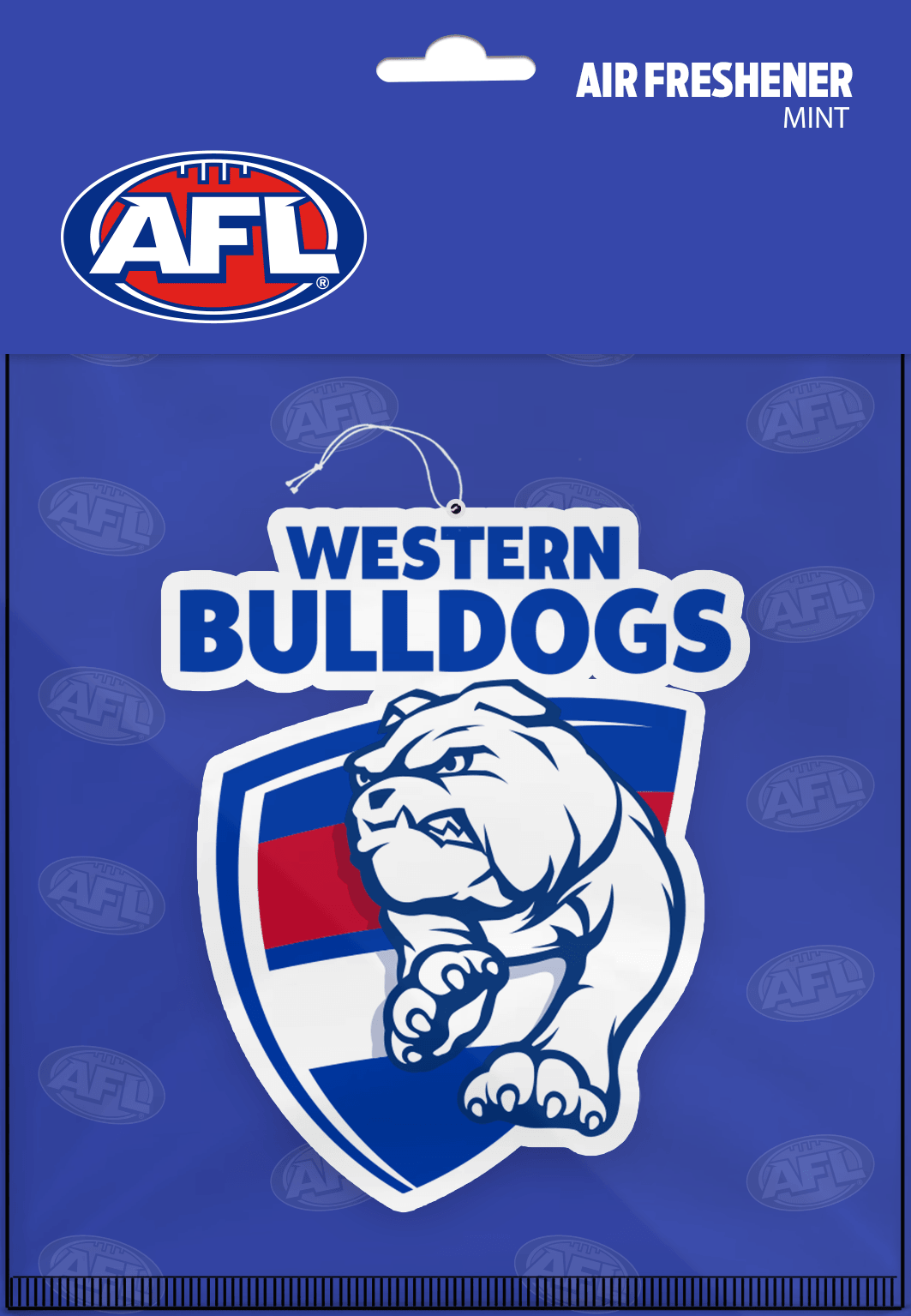 AFL Car Air Freshener - Western Bulldogs - Logo