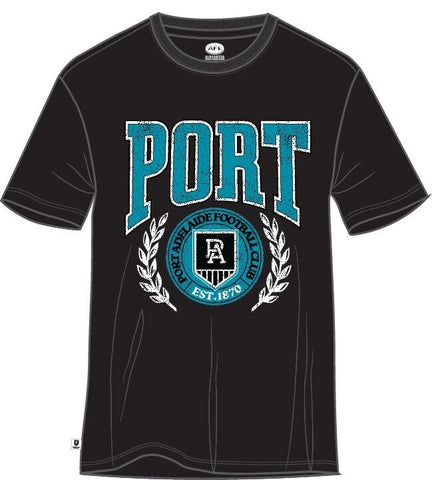 AFL Arch Graphic Tee Shirt - Port Adelaide Power - Mens T-Shirt