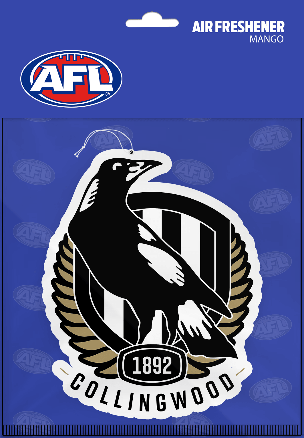 AFL Car Air Freshener - Collingwood Magpies - Logo