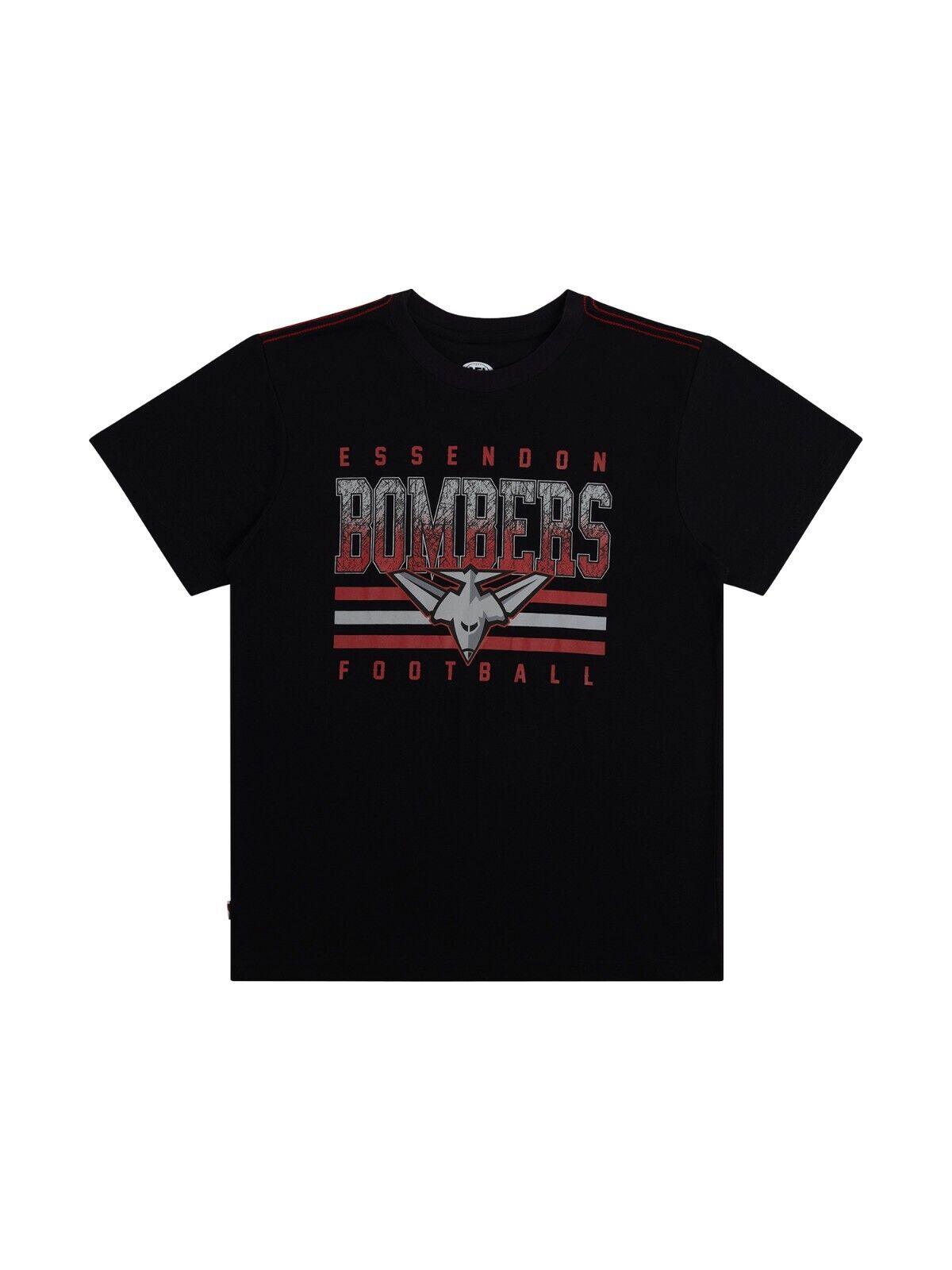 AFL Sketch Tee - Essendon Bombers - Youth- Kids - T-Shirt