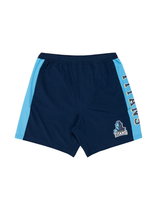 NRL Panel Performance Shorts - Gold Coast Titans - Supporter - Adult - Mens