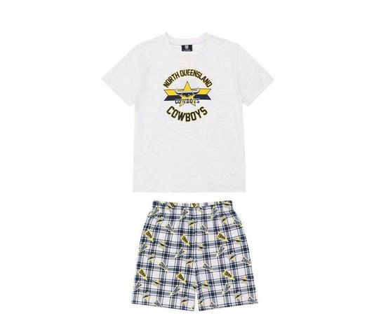 NRL Check Pyjama Set - North Queensland Cowboys - Toddler - NAR