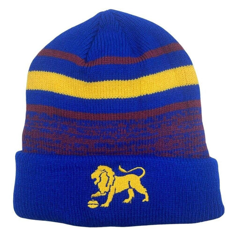 AFL Cluster Beanie - Brisbane Lions - Winter Hat