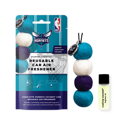 NBA Smelly Balls Set - Charlotte Hornets - Re-useable Car Air Freshener
