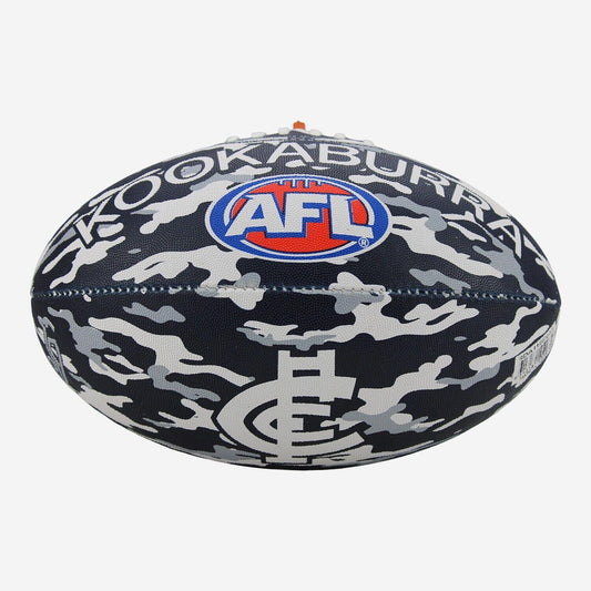 AFL Camo Club Football - Carlton Blues - Size 5 - Game Ball