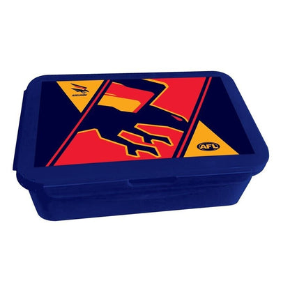 AFL Bento Lunch Box - Adelaide Crows - 14cm x 20.1cm x 7.1cm