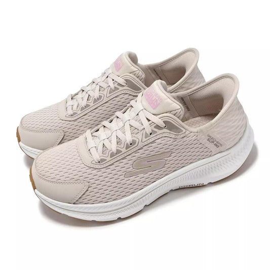 SKECHERS Slip-Ins Go Run Consistent 2.0 Shoe - Endure - Natural/Pink - Womens